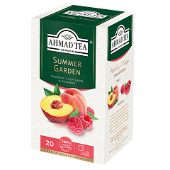 2019 Травяной чай  "Саммер Гарден" со вкусом и ароматом персика и малины р/п с яр.20х1,8г в фольге